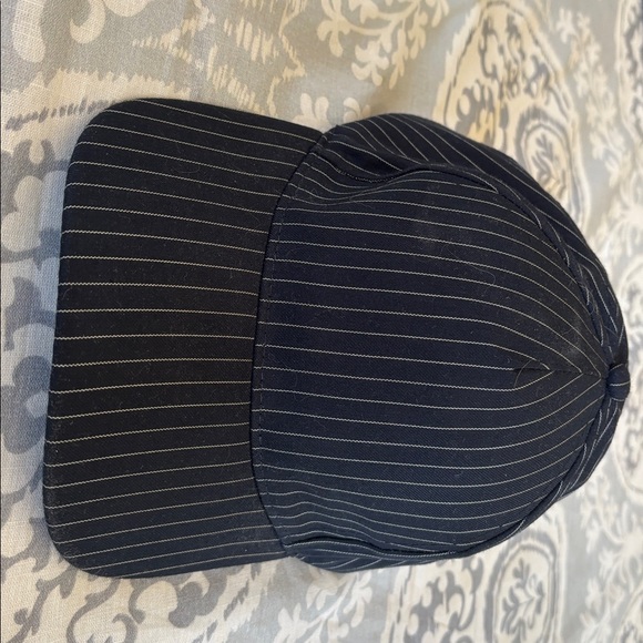 Jean Paul Gaultier Navy Pinstripe Cap - Picture 3 of 6